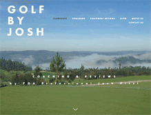 Tablet Screenshot of golfbyjosh.com